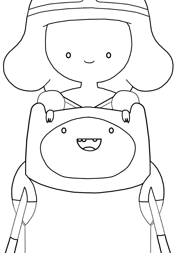 Cute character from Adventure Time